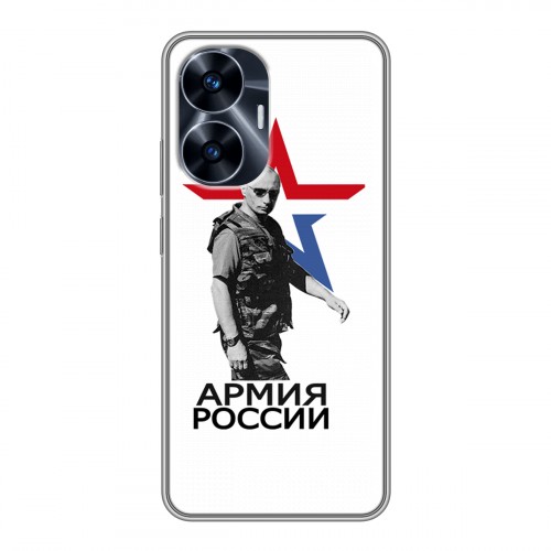 Дизайнерский силиконовый чехол для Realme C55 Путин