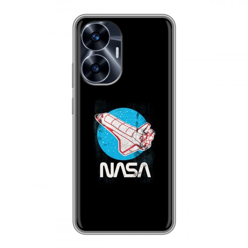 Дизайнерский силиконовый чехол для Realme C55 NASA