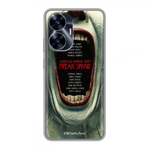 Дизайнерский силиконовый чехол для Realme C55 Американская история ужасов