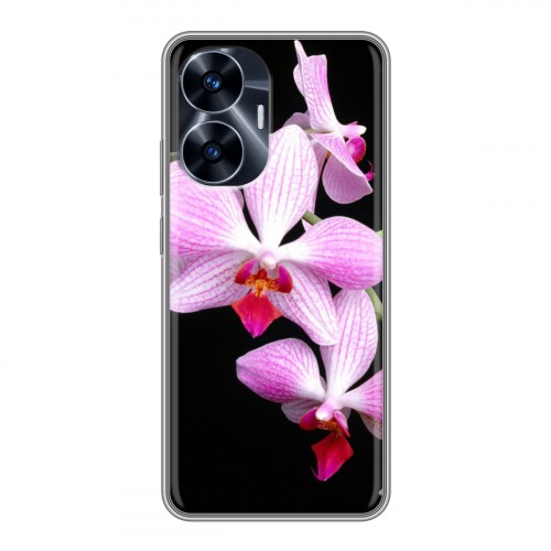 Дизайнерский силиконовый чехол для Realme C55 Орхидеи