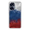 Дизайнерский силиконовый с усиленными углами чехол для Realme C55 Российский флаг