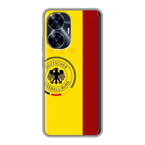 Дизайнерский пластиковый чехол для Realme C55 Флаг Германии