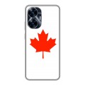 Дизайнерский силиконовый чехол для Realme C55 Флаг Канады