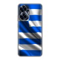 Дизайнерский силиконовый чехол для Realme C55 Флаг Греции