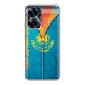 Дизайнерский силиконовый чехол для Realme C55 Флаг Казахстана