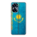 Дизайнерский силиконовый чехол для Realme C55 Флаг Казахстана