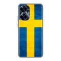 Дизайнерский силиконовый чехол для Realme C55 Флаг Швеции