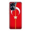 Дизайнерский силиконовый чехол для Realme C55 Флаг Турции