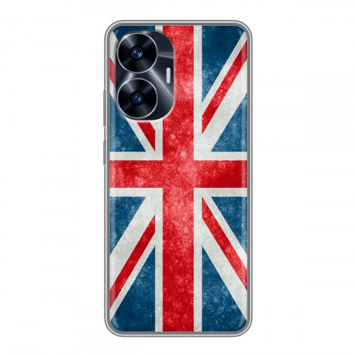 Дизайнерский пластиковый чехол для Realme C55 Флаг Британии