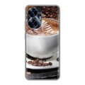 Дизайнерский силиконовый чехол для Realme C55 Кофе напиток