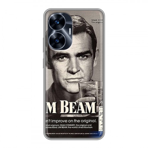 Дизайнерский силиконовый чехол для Realme C55 Jim Beam