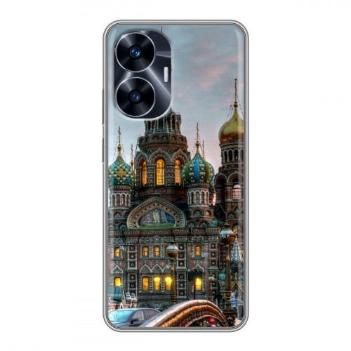 Дизайнерский силиконовый с усиленными углами чехол для Realme C55 Санкт-Петербург