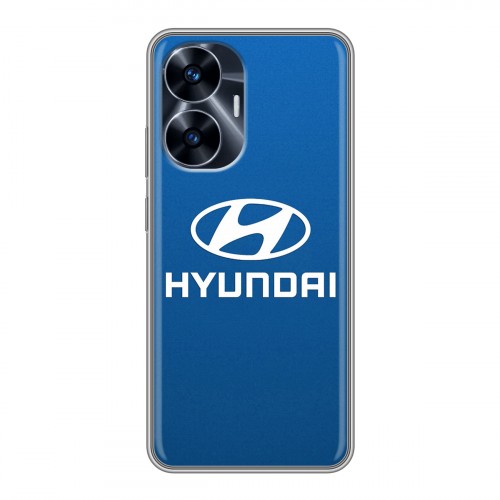 Дизайнерский силиконовый чехол для Realme C55 Hyundai