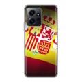 Дизайнерский силиконовый чехол для Xiaomi RedMi Note 12 флаг Испании