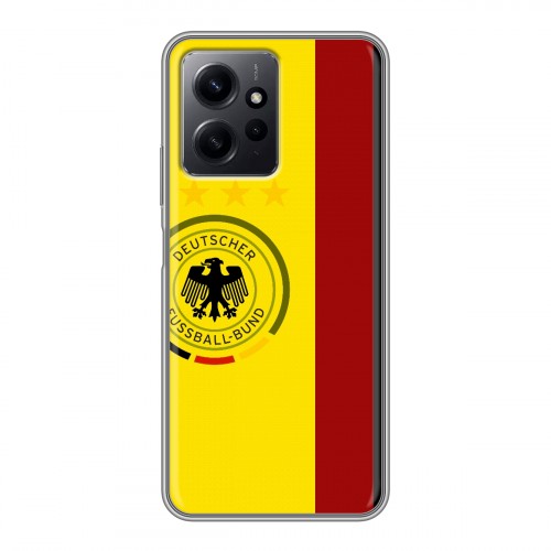 Дизайнерский пластиковый чехол для Xiaomi RedMi Note 12 Флаг Германии