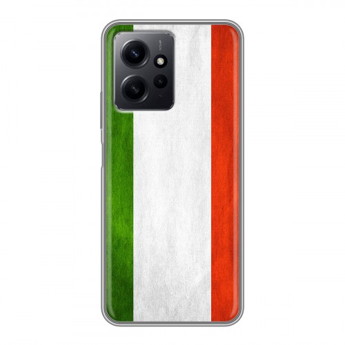 Дизайнерский силиконовый чехол для Xiaomi RedMi Note 12 Флаг Италии