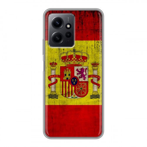 Дизайнерский пластиковый чехол для Xiaomi RedMi Note 12 Флаг Испании