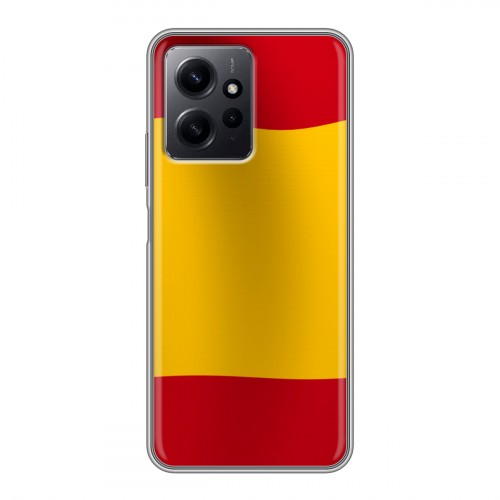 Дизайнерский силиконовый чехол для Xiaomi RedMi Note 12 Флаг Испании