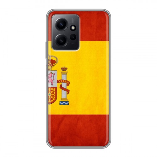 Дизайнерский силиконовый чехол для Xiaomi RedMi Note 12 Флаг Испании