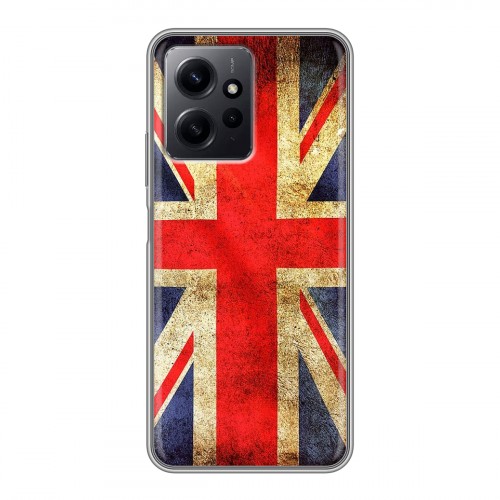 Дизайнерский силиконовый чехол для Xiaomi RedMi Note 12 Флаг Британии