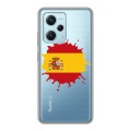 Полупрозрачный дизайнерский пластиковый чехол для Xiaomi RedMi Note 12 Pro Plus флаг Испании