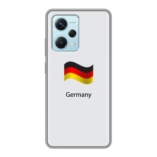 Дизайнерский пластиковый чехол для Xiaomi RedMi Note 12 Pro Plus Флаг Германии