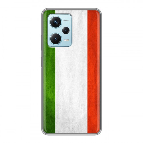 Дизайнерский силиконовый чехол для Xiaomi RedMi Note 12 Pro Plus Флаг Италии