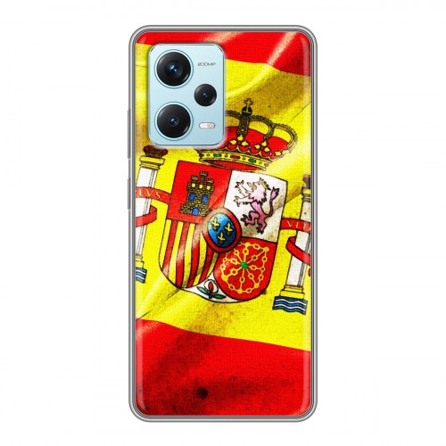 Дизайнерский силиконовый чехол для Xiaomi RedMi Note 12 Pro Plus Флаг Испании