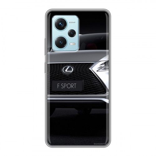Дизайнерский силиконовый чехол для Xiaomi RedMi Note 12 Pro Plus Lexus