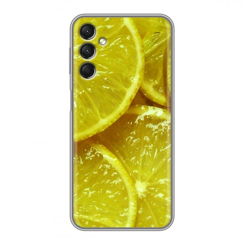 Дизайнерский пластиковый чехол для Samsung Galaxy A24 4G Лимон