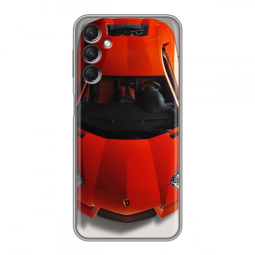 Дизайнерский силиконовый с усиленными углами чехол для Samsung Galaxy A24 4G Lamborghini