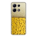 Дизайнерский силиконовый чехол для Infinix Note 30 Пузырьки пива