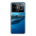 Дизайнерский силиконовый чехол для Realme GT3 Акулы