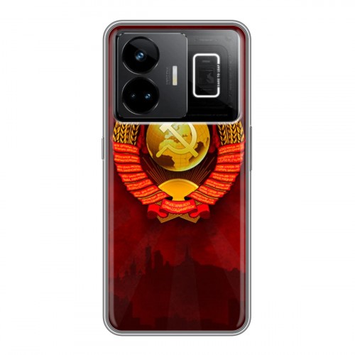 Дизайнерский силиконовый чехол для Realme GT3 Флаг СССР