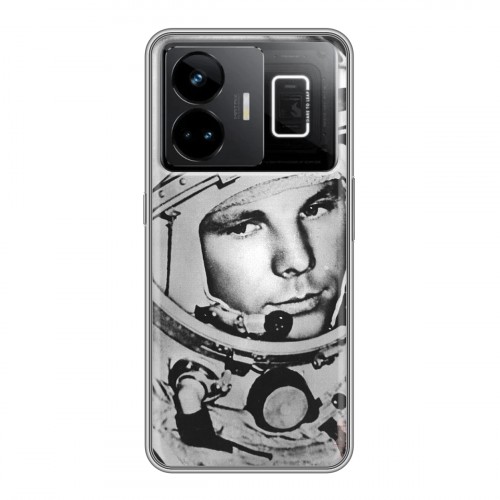 Дизайнерский силиконовый чехол для Realme GT3 Юрий Гагарин