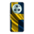 Дизайнерский силиконовый с усиленными углами чехол для Huawei Honor Magic 5 Pro Флаг Швеции