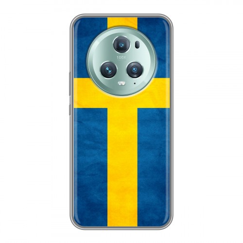 Дизайнерский силиконовый чехол для Huawei Honor Magic 5 Pro Флаг Швеции