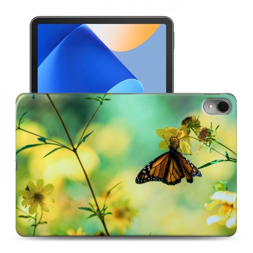 Дизайнерский силиконовый чехол для Huawei MatePad 11 (2023) Бабочки
