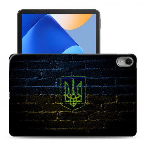 Дизайнерский силиконовый с усиленными углами чехол для Huawei MatePad 11 (2023) флаг Украины