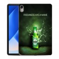 Дизайнерский силиконовый с усиленными углами чехол для Huawei MatePad 11 (2023) Heineken