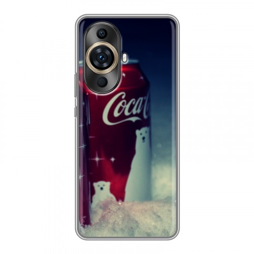 Дизайнерский силиконовый чехол для Huawei Nova 11 Pro Coca-cola