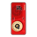 Дизайнерский силиконовый чехол для ZTE Nubia Red Magic 7 Pro Винтажное радио