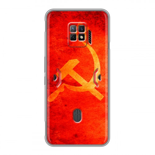 Дизайнерский силиконовый чехол для ZTE Nubia Red Magic 7 Pro Флаг СССР 