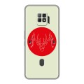 Дизайнерский пластиковый чехол для ZTE Nubia Red Magic 7 Pro Абстрактный минимализм