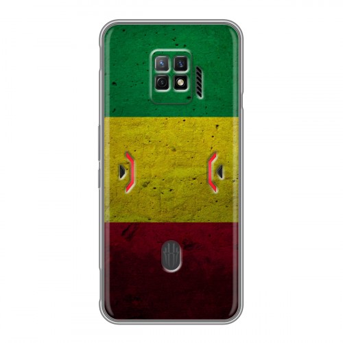 Дизайнерский силиконовый чехол для ZTE Nubia Red Magic 7 Pro флаг Раста