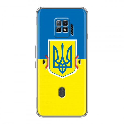 Дизайнерский силиконовый чехол для ZTE Nubia Red Magic 7 Pro Флаг Украины