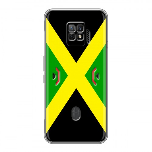 Дизайнерский силиконовый чехол для ZTE Nubia Red Magic 7 Pro Флаг Ямайки