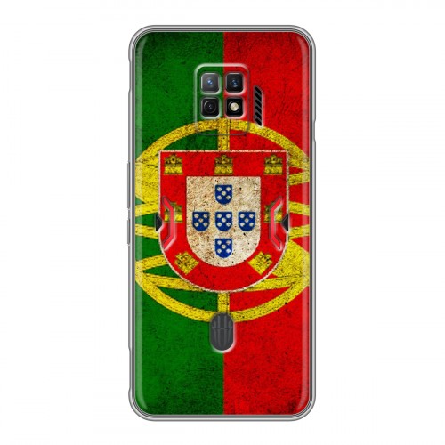 Дизайнерский силиконовый чехол для ZTE Nubia Red Magic 7 Pro Флаг Португалии