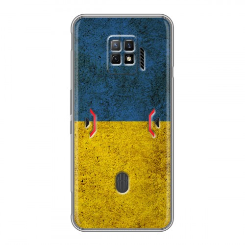 Дизайнерский силиконовый чехол для ZTE Nubia Red Magic 7 Pro Флаг Украины