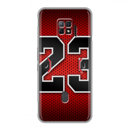 Дизайнерский силиконовый чехол для ZTE Nubia Red Magic 7 Pro Майкл Джордан